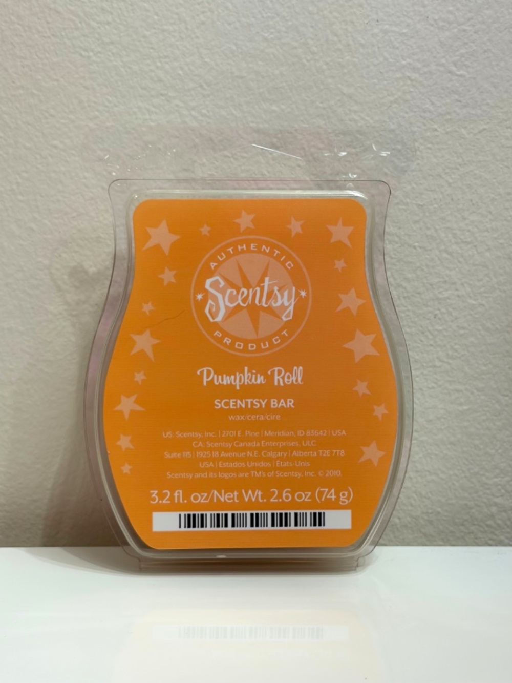 Scentsy Pumpkin Roll Wax Bar